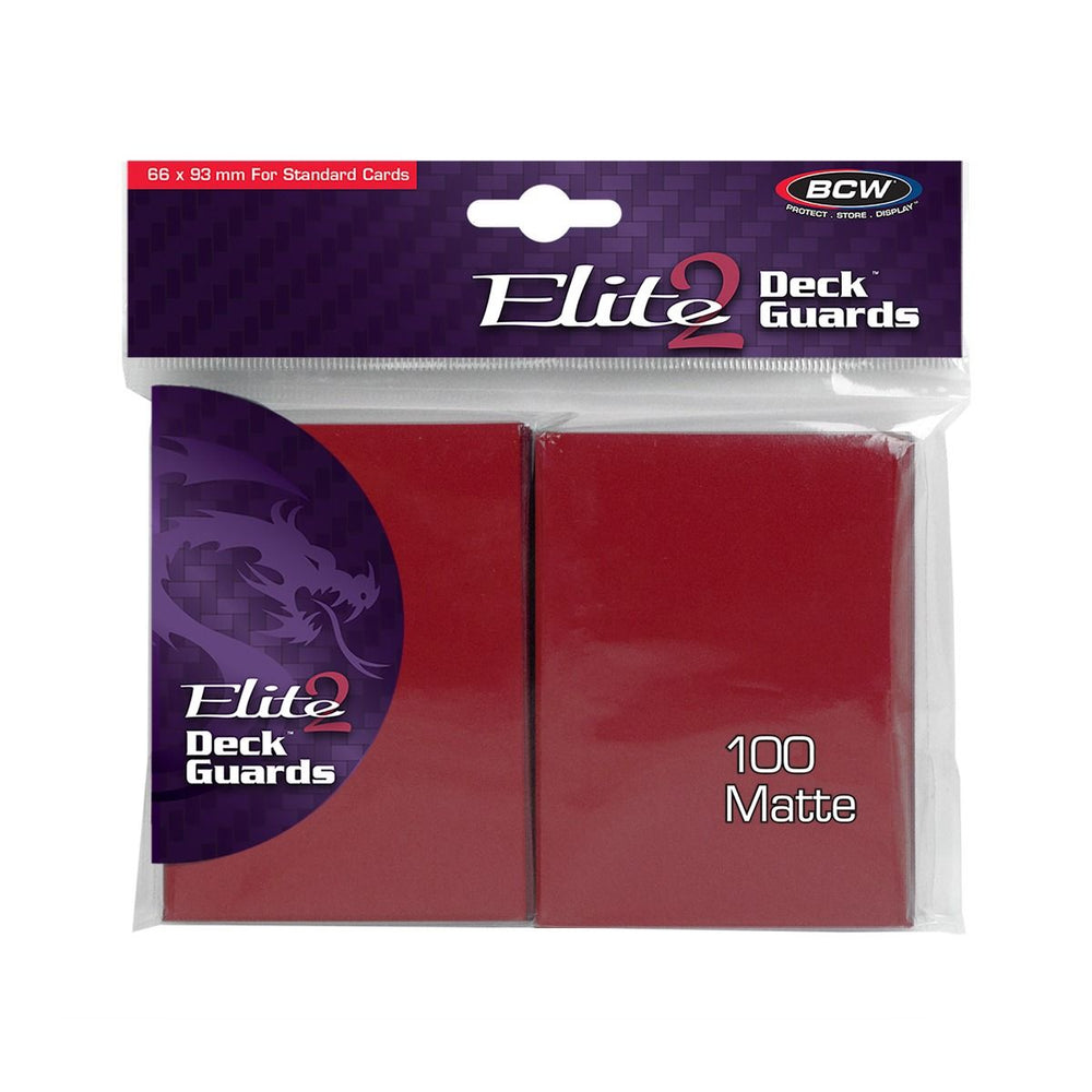 Deck Guard Elite 2 Sleeves Red