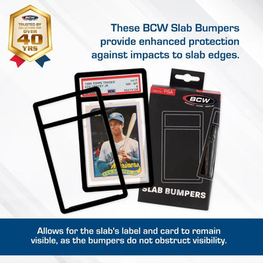 Slab Bumpers - PSA Card - Black