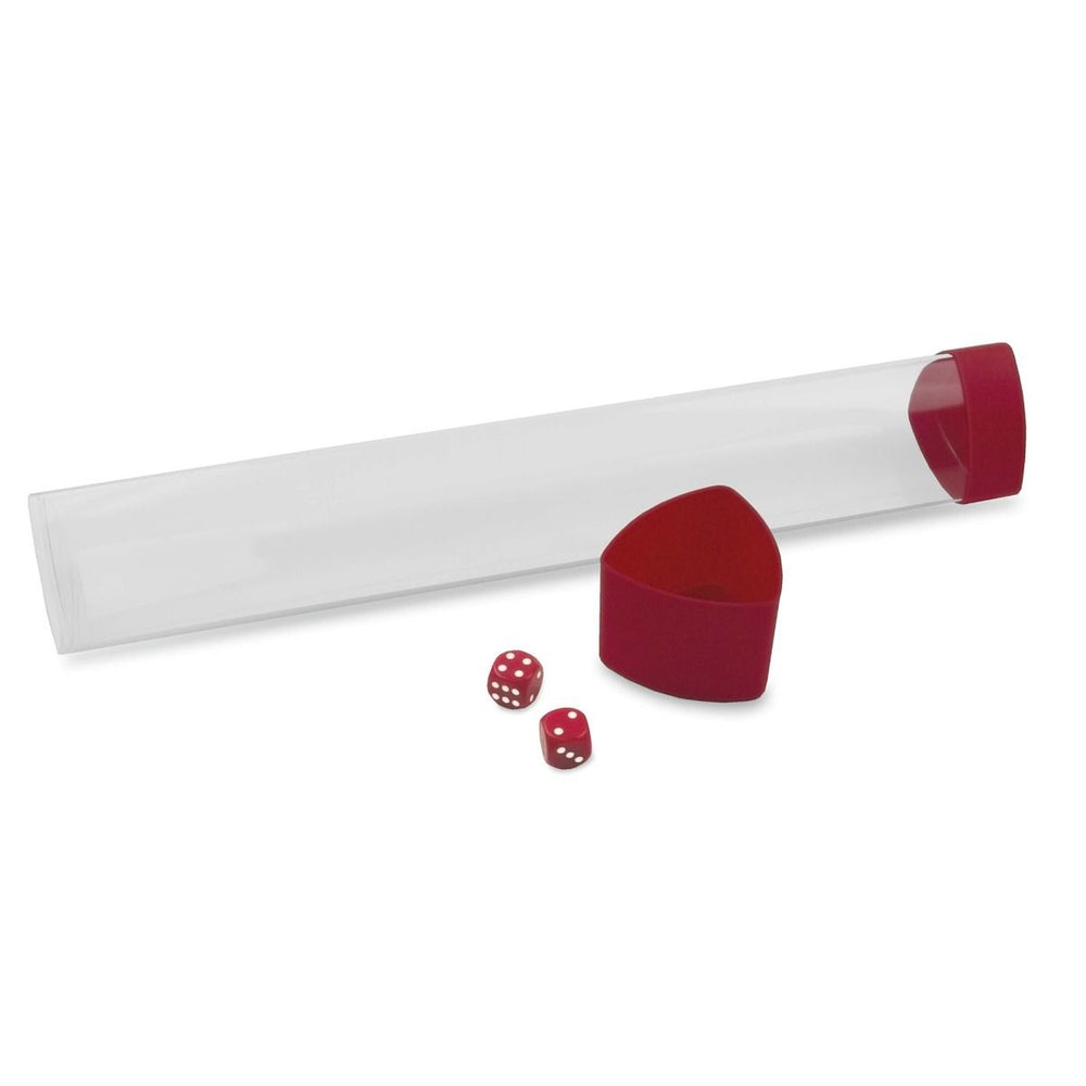 Playmat Tube with Dice Cap - Red