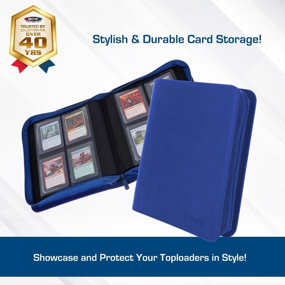 Z-Folio 4-Pocket LX Album - Toploaders - Blue