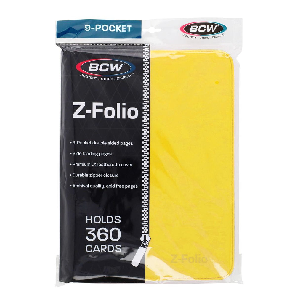 Z-Folio 9-Pocket Album - Yellow