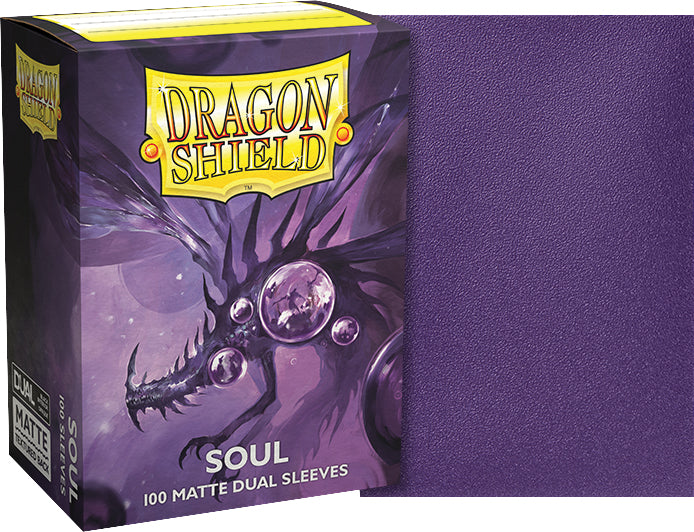 Dragon Shields: (100) Matte Dual - Metallic Purple / Soul (DISPLAY 10)