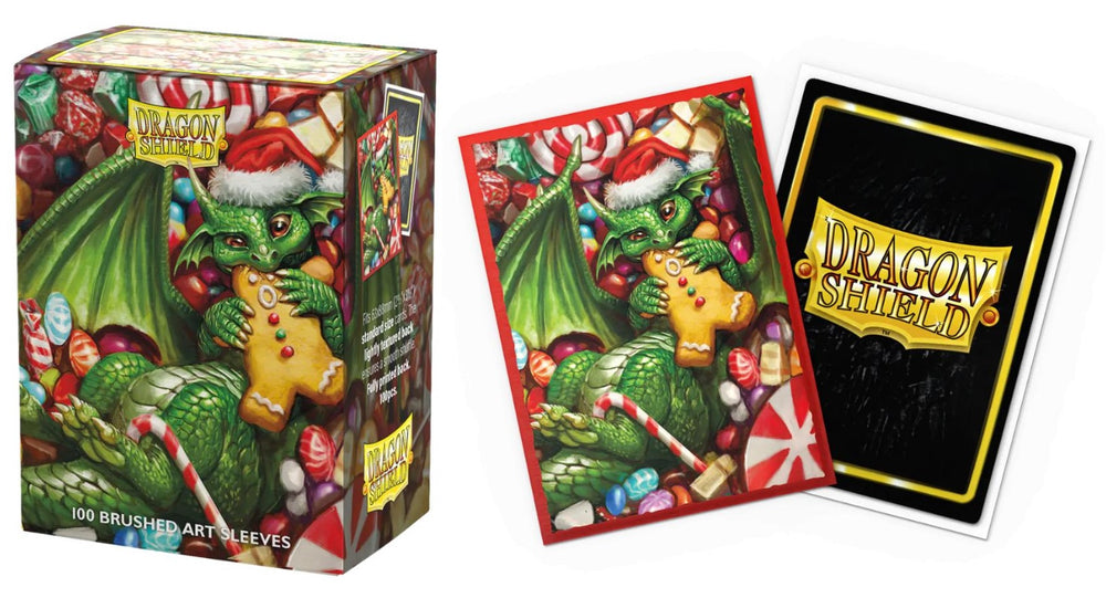 Dragon Shields: (100) Brushed Art - Christmas 2024 (DISPLAY 10)