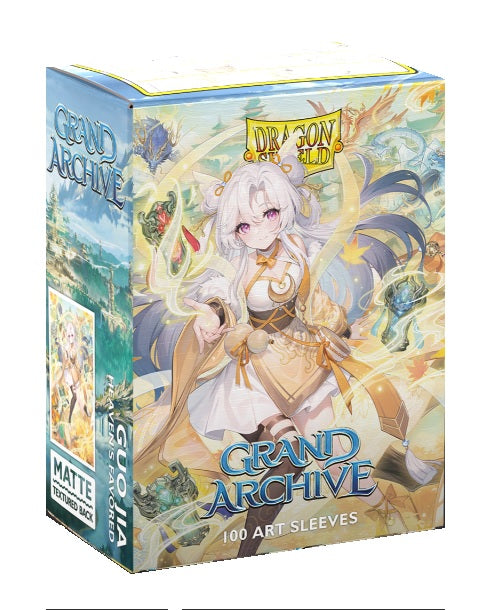 Dragon Shields: (100) Matte Art - Grand Archive - Guo Jia (DISPLAY 10)