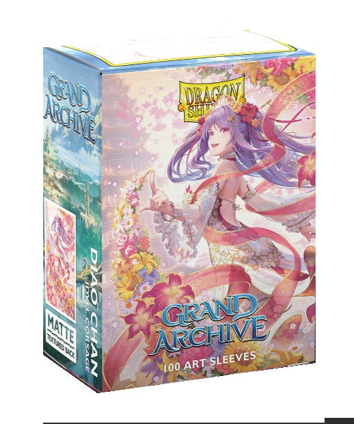 Dragon Shields: (100) Matte Art - Grand Archive - Diao Chan (DISPLAY 10)