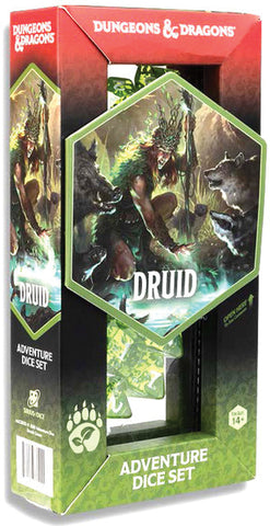 Dungeons & Dragons: Adventure Dice - Druid Green (NEW)