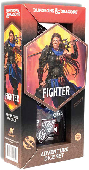 Dungeons & Dragons: Adventure Dice - Fighter Red (NEW)