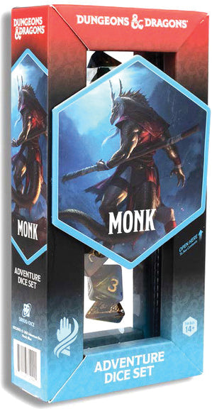 Dungeons & Dragons: Adventure Dice - Monk Blue (NEW)