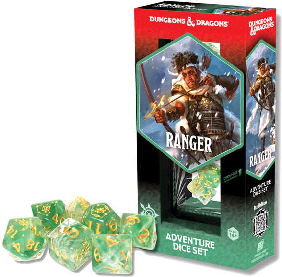 Dungeons & Dragons: Adventure Dice - Ranger White & Green