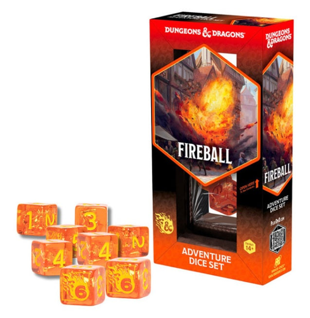 Dungeons & Dragons: Adventure Dice - Fireball