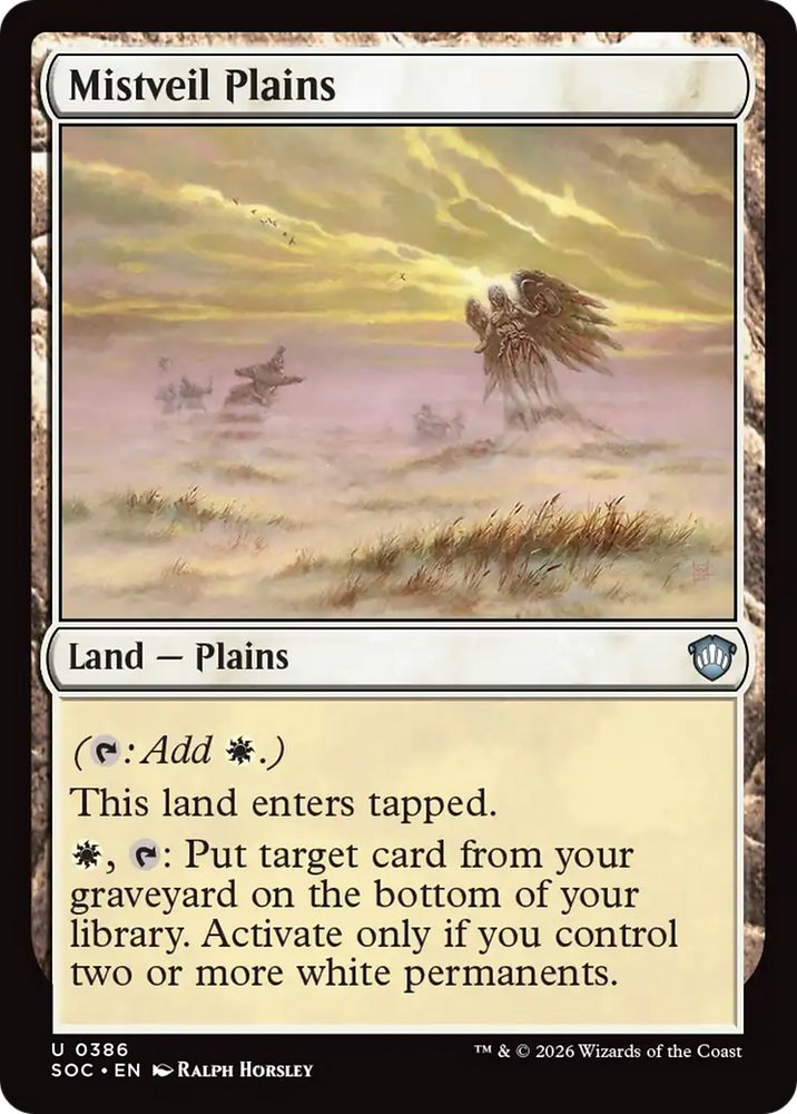 Mistveil Plains [Secrets of Strixhaven Commander]
