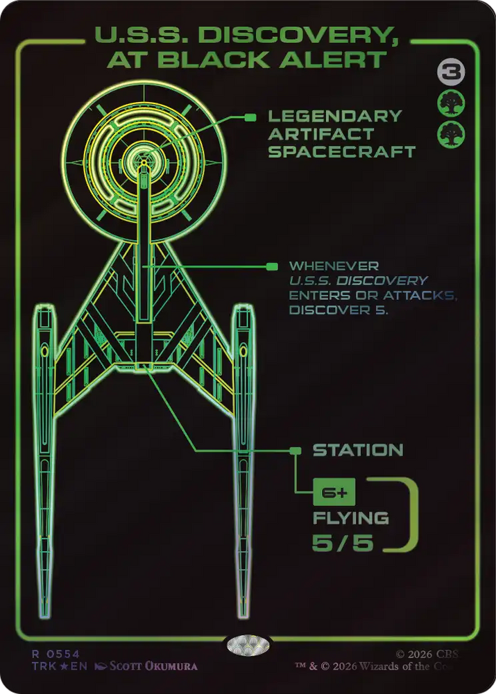 U.S.S. Discovery, at Black Alert (Showcase) [Star Trek]
