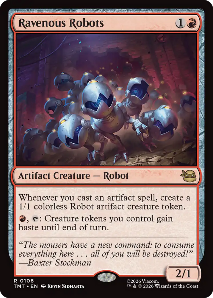 Ravenous Robots [Teenage Mutant Ninja Turtles]