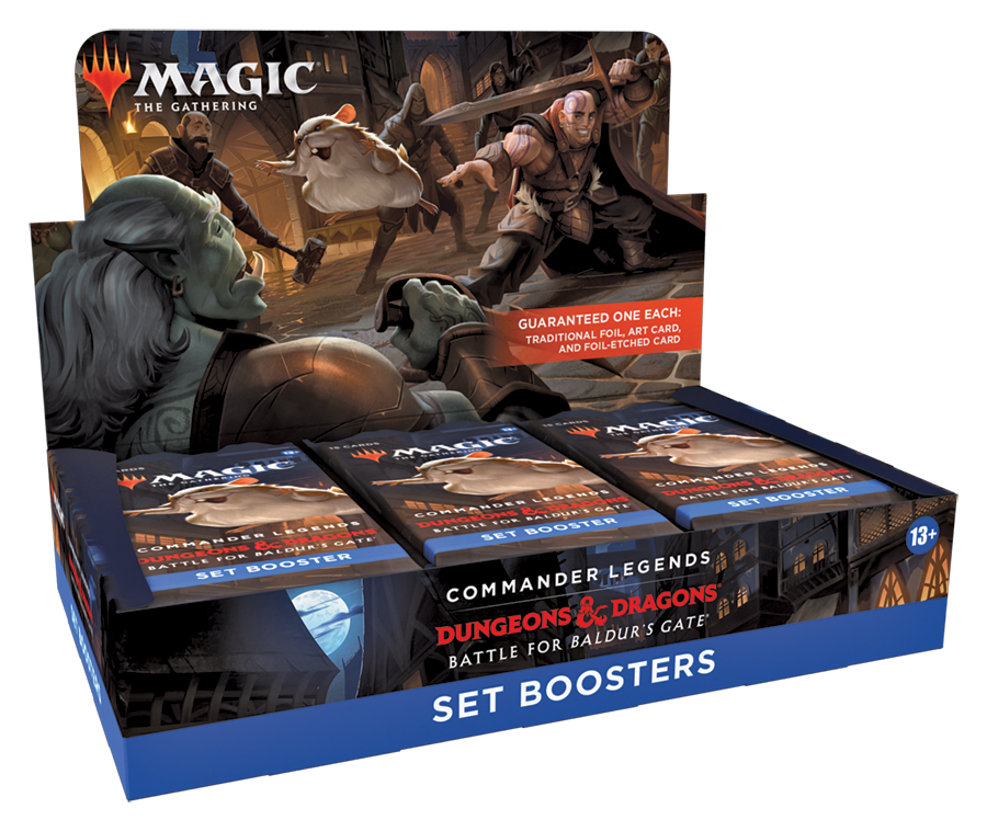 Commander Legends: Battle for Baldur's Gate - Set Booster Display