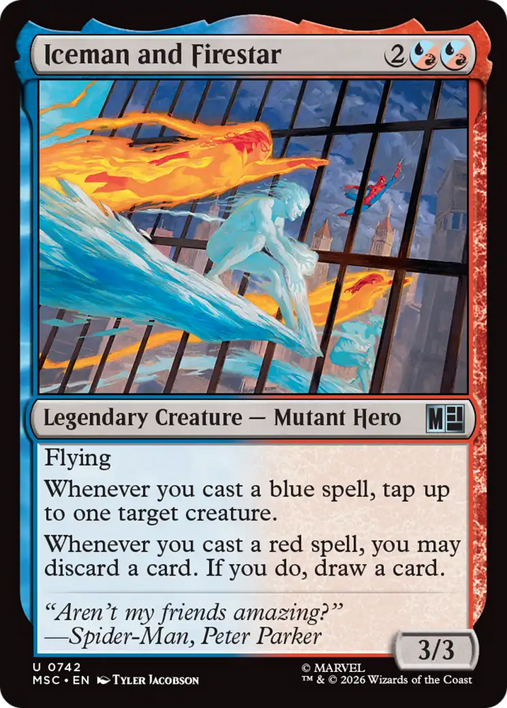 Iceman and Firestar [Marvel Super Heroes]