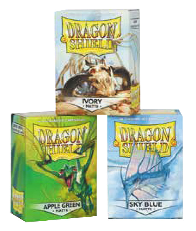 Dragon Shields: (100) Matte Ivory (DISPLAY 10)
