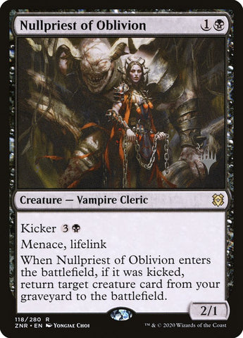 Nullpriest of Oblivion (Promo Pack) [Zendikar Rising Promos]