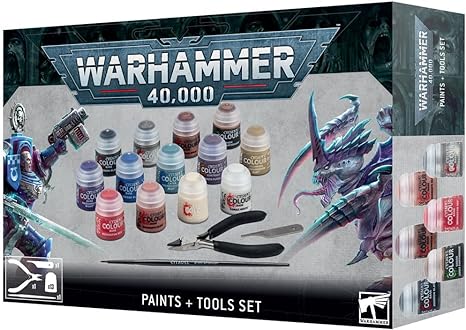 Warhammer Paints and Tools Set