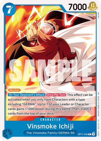 Vinsmoke Ichiji [A Fist of Divine Speed]