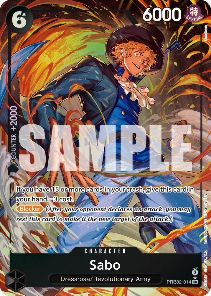 Sabo (Alternate Art) [Premium Booster -The Best- Vol. 2]