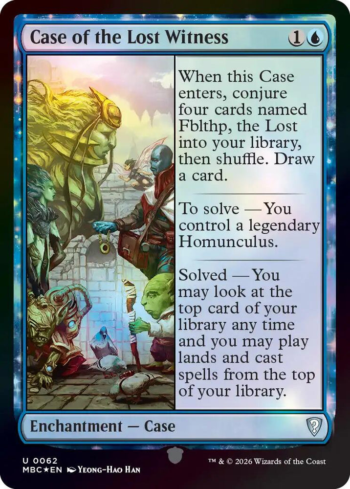 Case of the Lost Witness [Mystery Booster: Commander Edition]