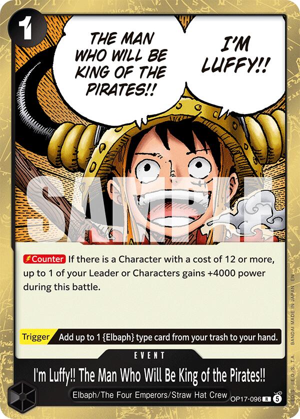 I'm Luffy!! The Man Who Will Be King of the Pirates!! [The World's Strongest Warriors]