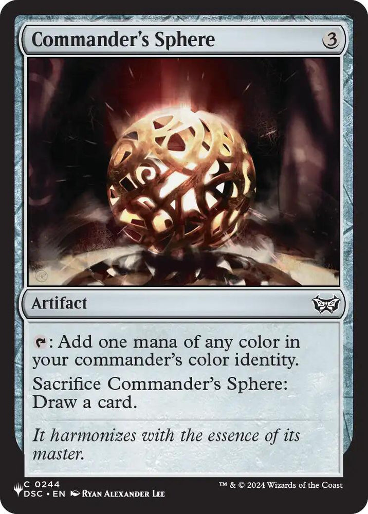 Commander's Sphere (DSC) [The List]
