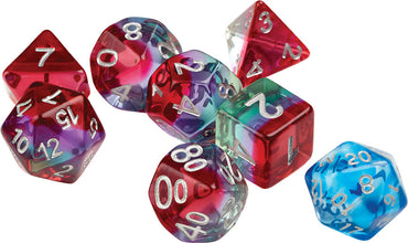 RPG Dice Set (7): Watermelon