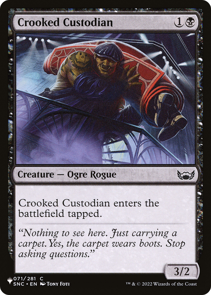 Crooked Custodian [The List]