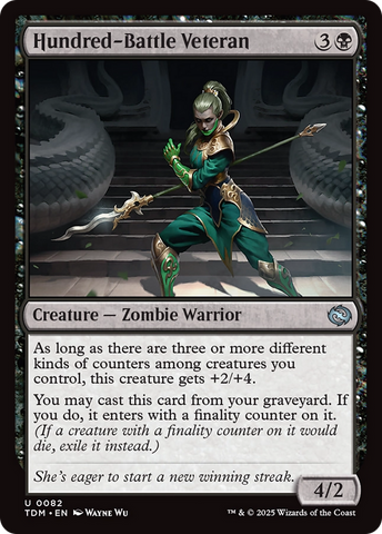 Hundred-Battle Veteran [Tarkir: Dragonstorm]