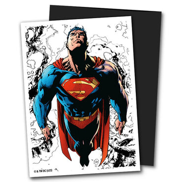Dragon Shields: (100) Matte Dual Art - Superman Core (Full Color Variant) (DISPLAY 10)