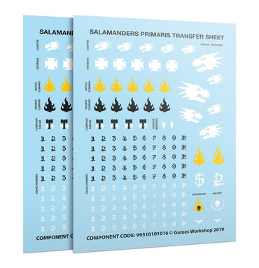 Warhammer 40K: Salamanders Primaris Upgrades and Transfers