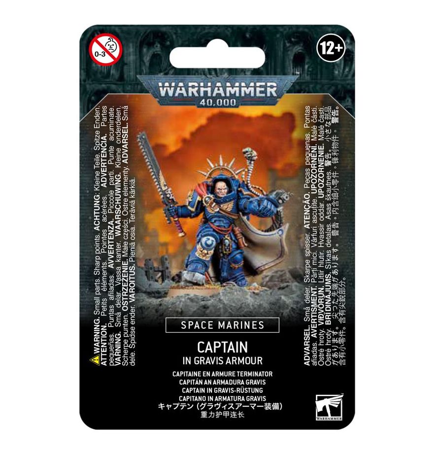 Warhammer 40K: Chaos Space Marine - Captain in Gravis Armour