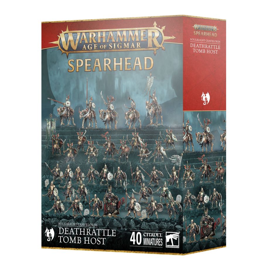 Warhammer Age of Sigmar: Spearhead - Soulblight Gravelords – Deathrattle Tomb Host