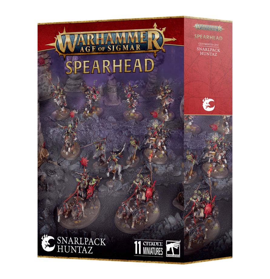 Warhammer Age of Sigmar: Spearhead - Gloomspite Gitz – Snarlpack Huntaz