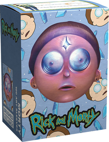 Dragon Shields: (100) Brushed Art - Rick & Morty - Morty (DISPLAY 10)