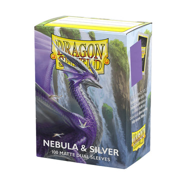 Dragon Shields: Standard Matte Dual - Nebula & Silver 100CT