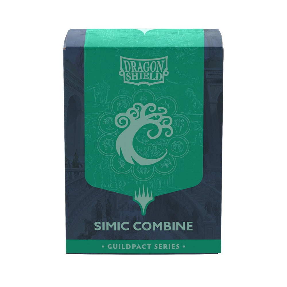Dragon Shields: (100) Matte Dual Art - Magic the Gathering - Guildpact Series - Simic Combine 100CT