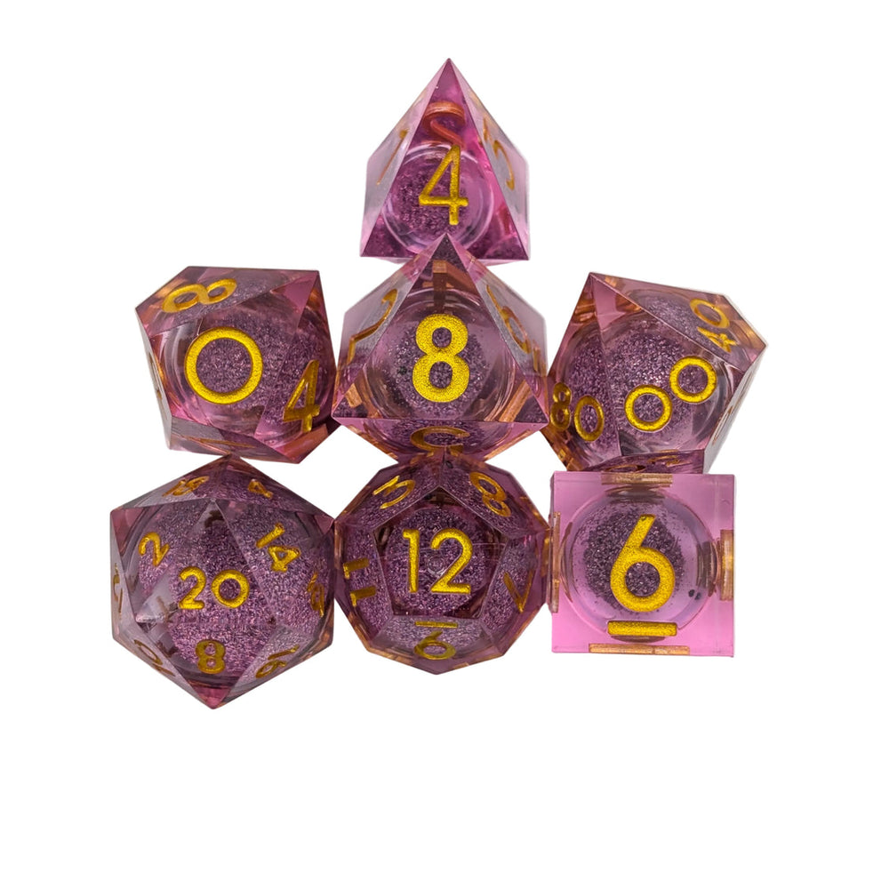 MDG: Shimmer Rose Liquid Core Dice Set
