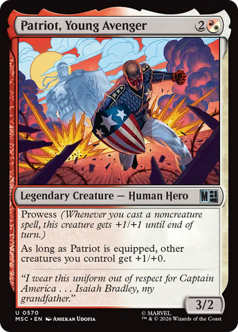 Patriot, Young Avenger [Marvel Super Heroes]