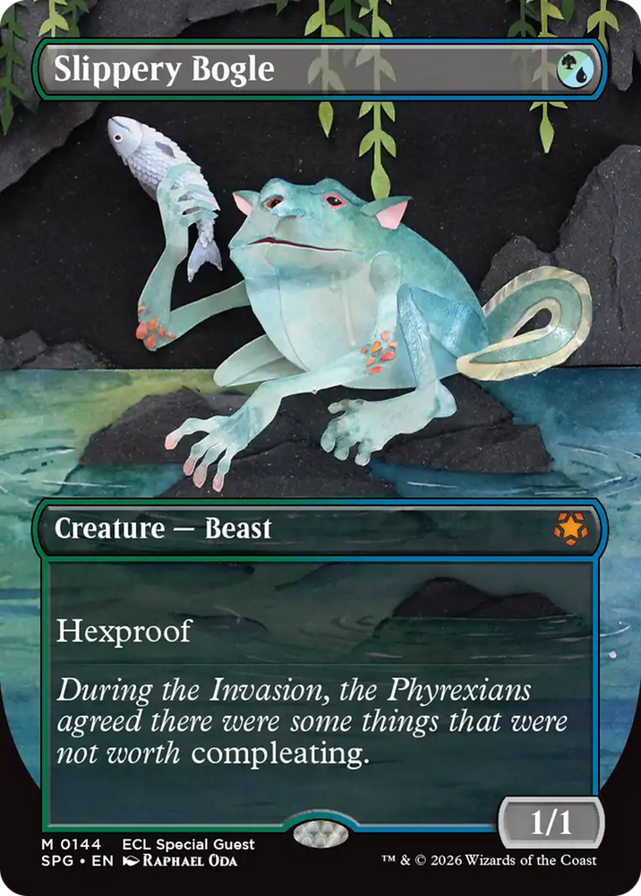 Slippery Bogle (Borderless) [Lorwyn Eclipsed Special Guests]