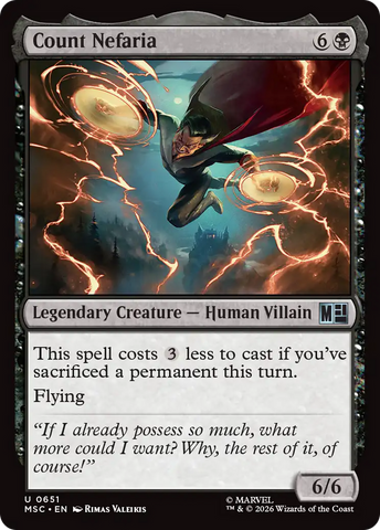 Count Nefaria [Marvel Super Heroes Commander]