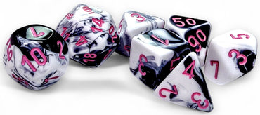GEMINI 7-DIE SET TRANSLUCENT BLACK-WHITE/PINK
