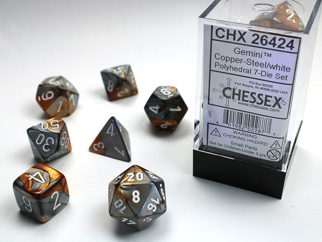 GEMINI 7-DIE SET COPPER-STEEL/WHITE