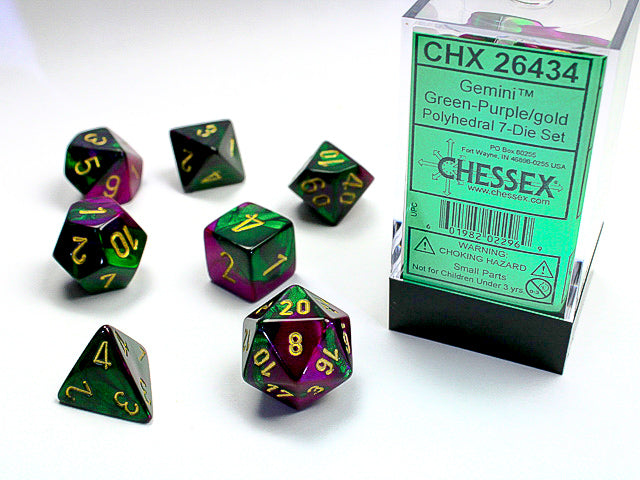 GEMINI 7-DIE SET GREEN-PURPLE/GOLD