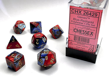 GEMINI 7-DIE SET BLUE-RED/GOLD