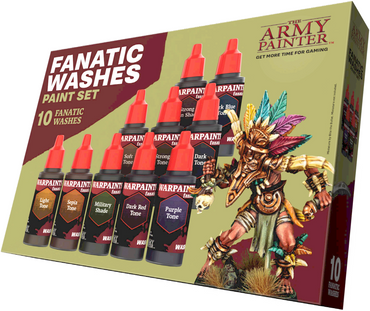 Warpaints Fanatic: Washes Paint Set - Combo