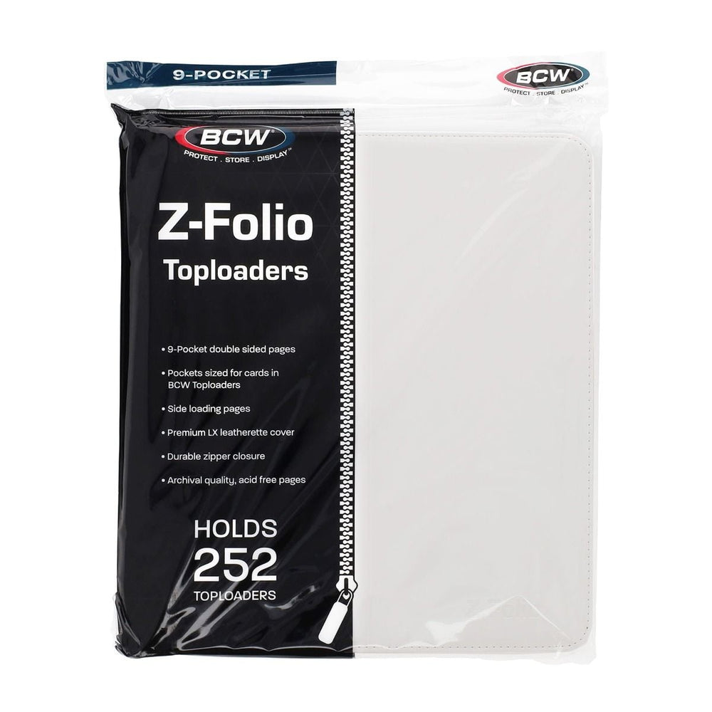 Z-Folio 9-Pocket Album - Toploaders - White